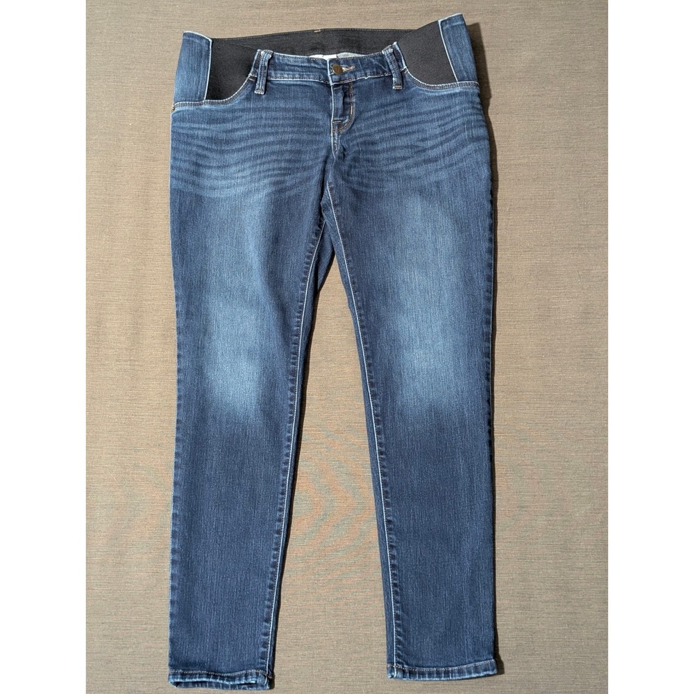 Isabel Maternity Ingrid & Isabel Skinny Jeans Dark Wash Denim Pants Size 6/28R